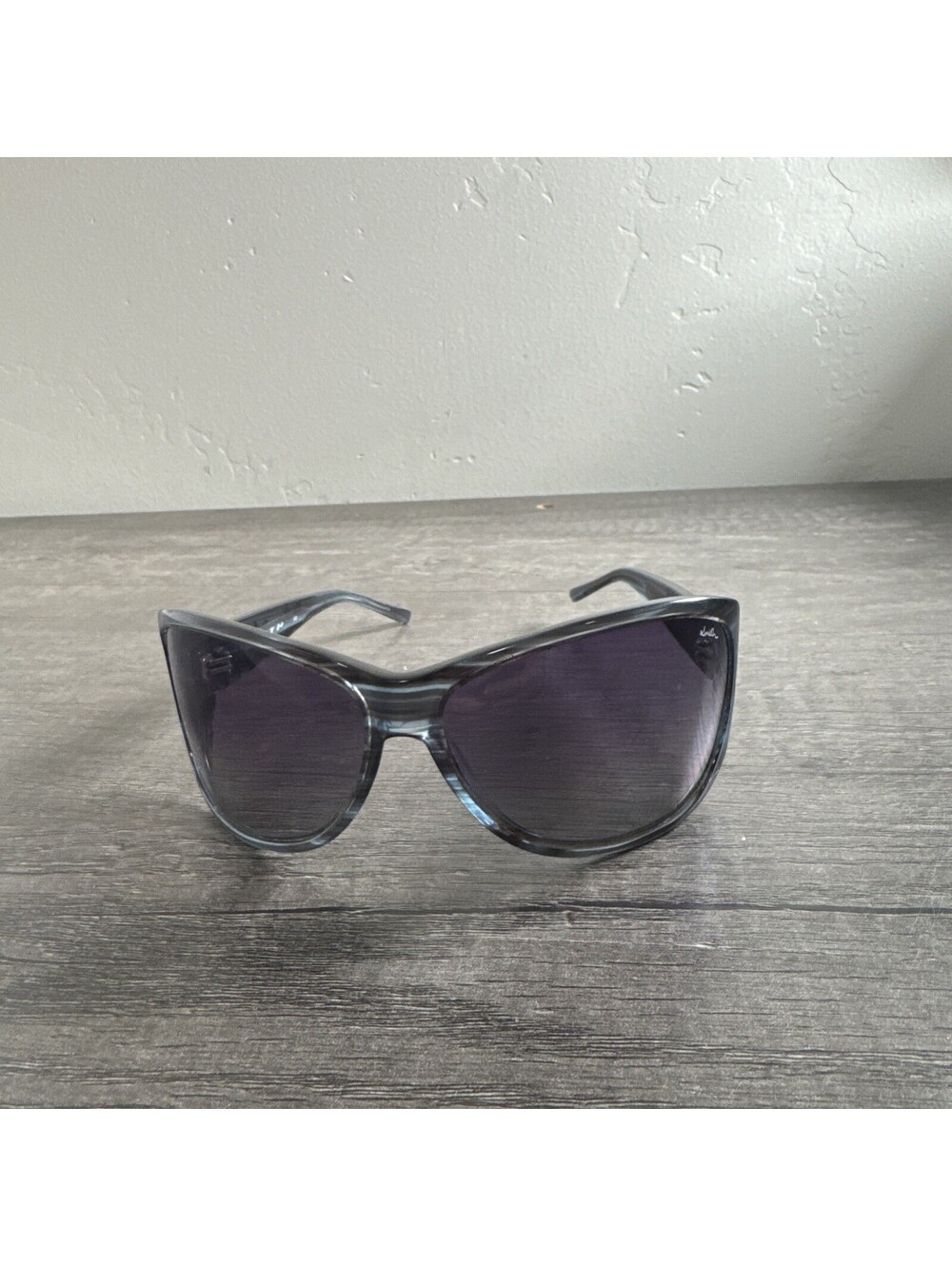 SMITH OPTICS Sunglasses NOVELLA POWDER STRIPE Blue Purple Wrap FRAMES ONLY